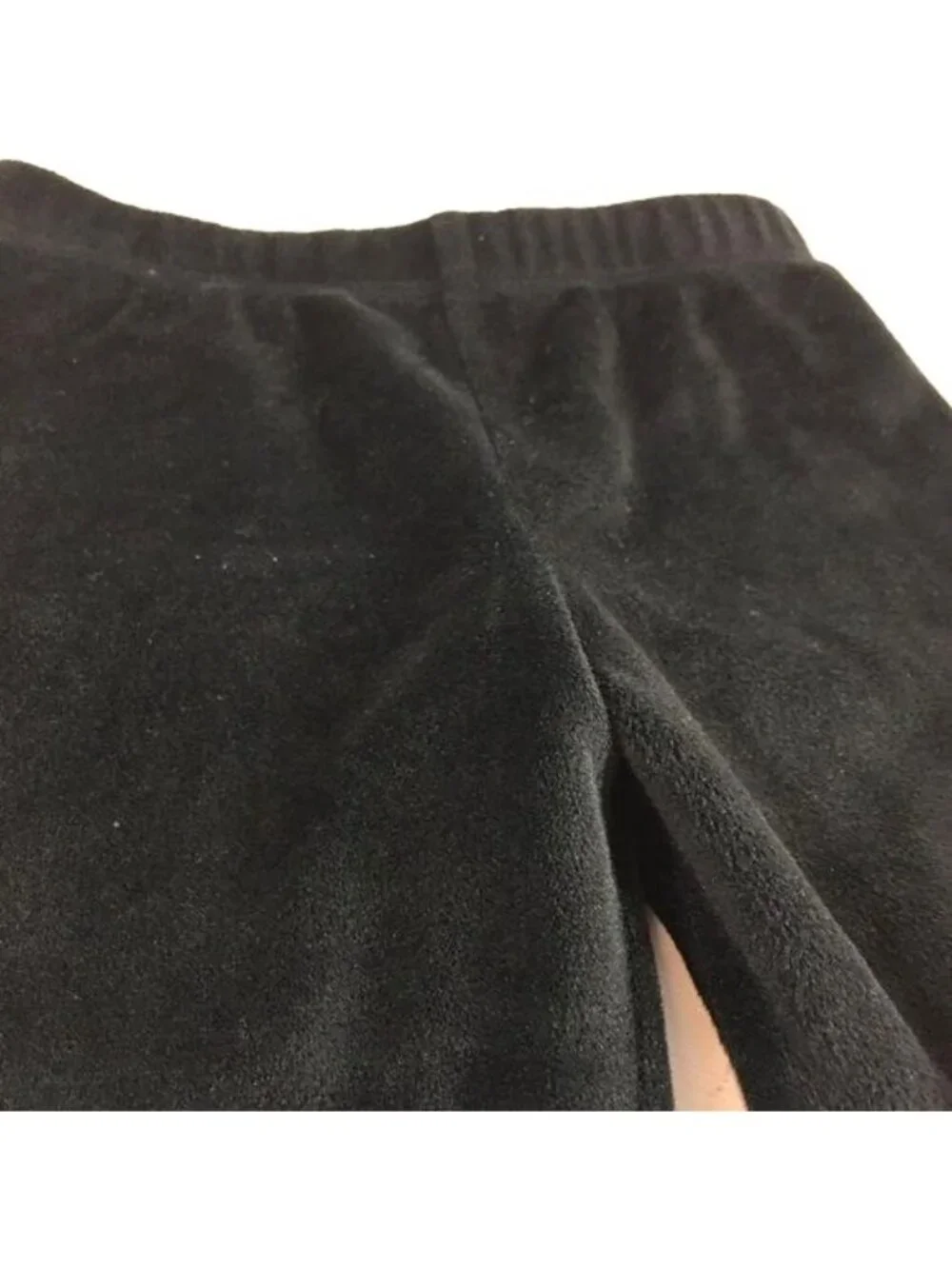 First Impressions Baby Velvet Pant Set Black/White Striped Size 18-24M